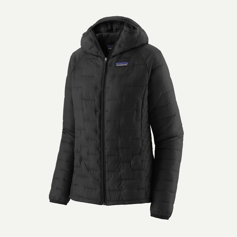 Patagonia Women's Micro Puff Hoody Medium Black